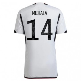 Tyskland Jamal Musiala 14 2023/2024 Hemma Fotbollströjor Kortärmad